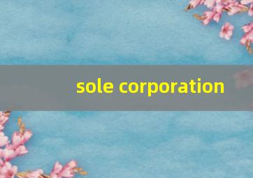 sole corporation